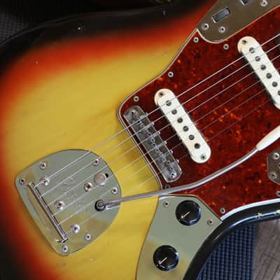 Vintage! 1964 Fender Jaguar All Original Pre-CBS Electric Guitar Sunburst + HSC image 5