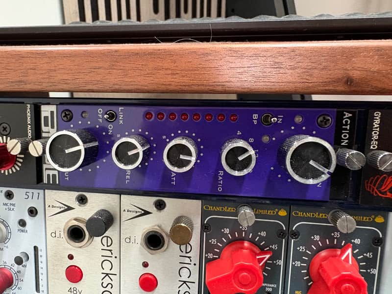 Purple Audio Action 500 Series FET Compressor Module 2010s - Purple image 1