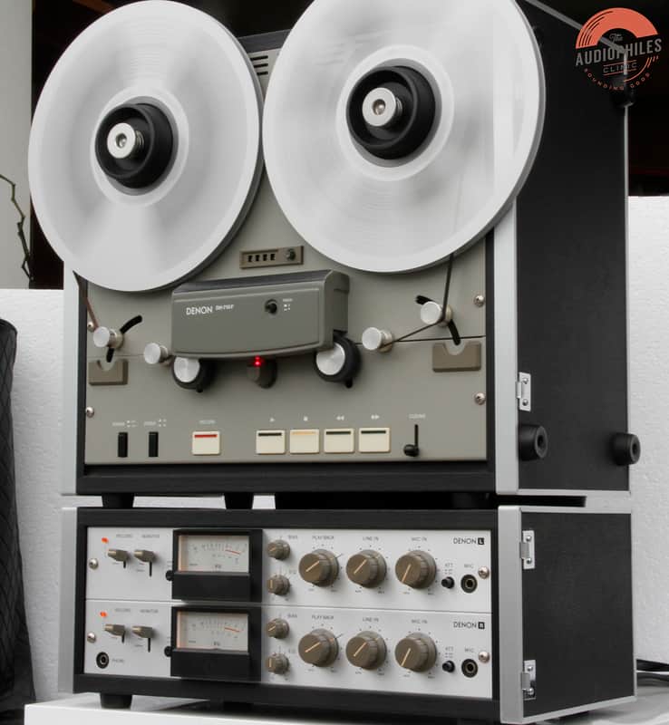 Denon DH-710F high-performance professional open-reel (reel-to-reel) tape deck 1981 - Excellent image 1