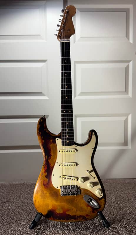 Nacho 2024 Early 60s Strat “Rory” - Aged Sunburst image 1