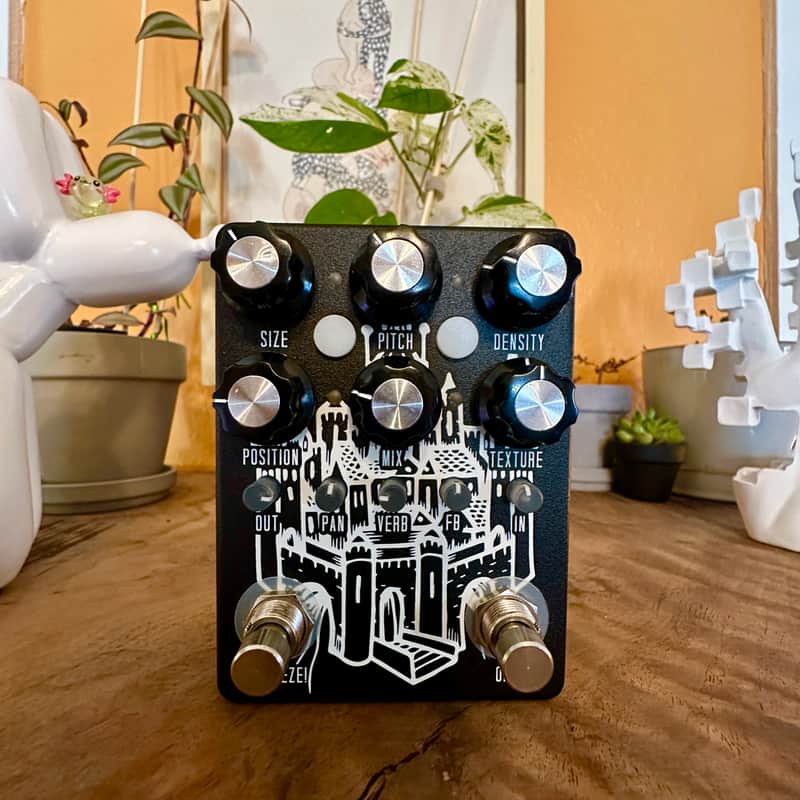 Tomkat Cloudy 2020s - Black - guitar pedal adaptation of Mutable Instruments’ Clouds image 1