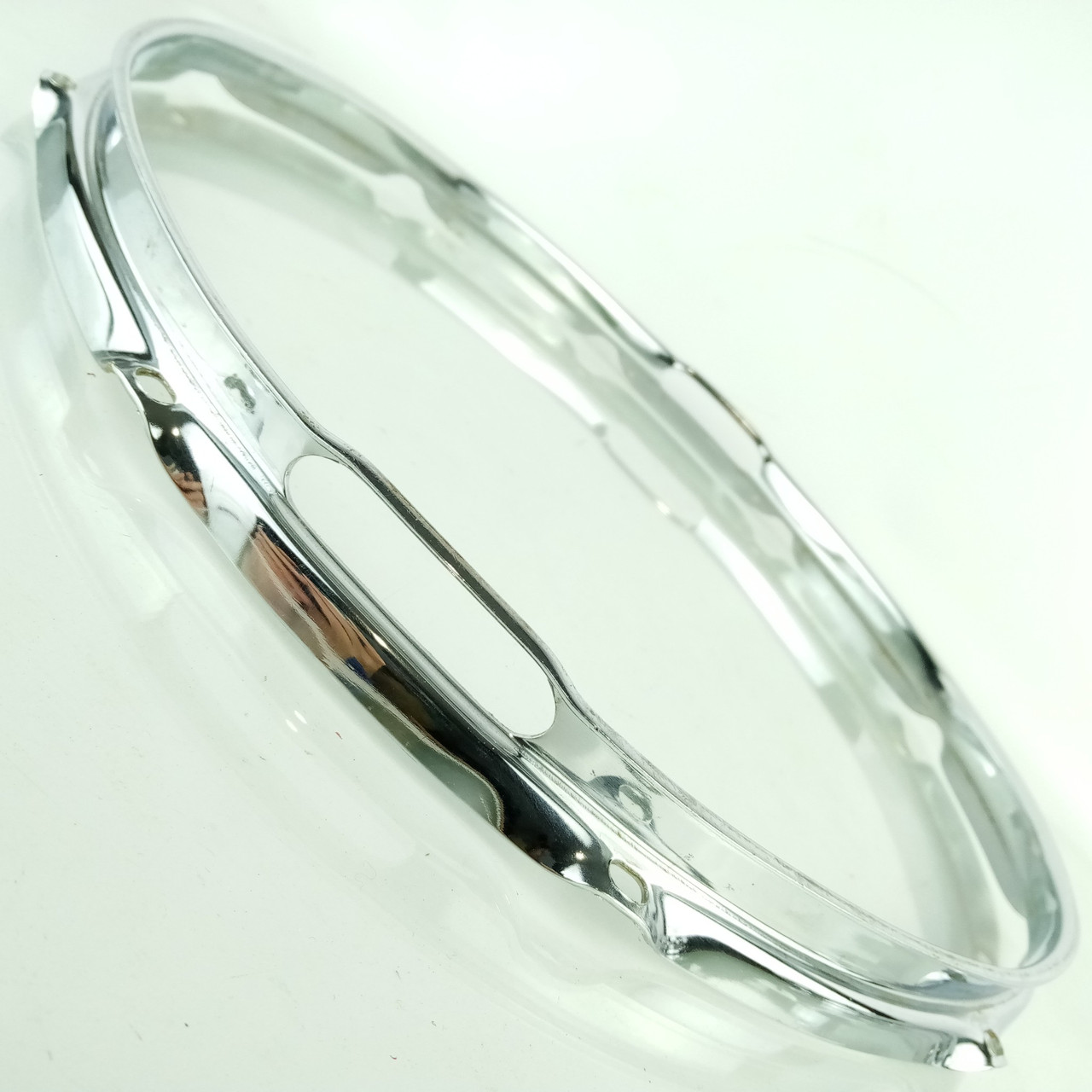Ludwig 15"80s 10Lug 1.6mm Resonant Marching Snare Drum Rim/Hoop Triple Flange US — main photograph