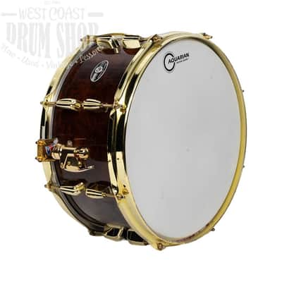 Used Stone Custom Drums 6.5x14" Mahogany image 2