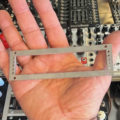 Eurorack 1U to 3U adapter Intellijel size, aluminum custom for FlatSix Modular image 5