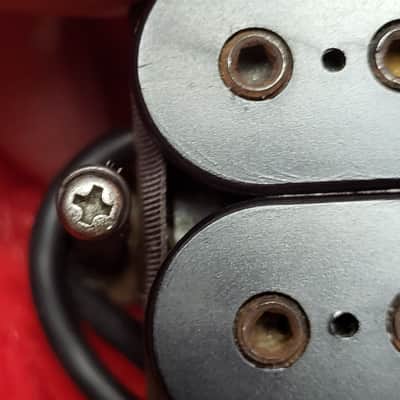 Unknown Brand Super Distortion Clone Humbucker - Possibly 1980's - 2000's - Double Black Bobbins - Single Humbucker image 13