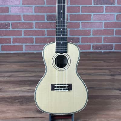 Lanikai Spruce Solid Top Morado Back and Sides Concert Ukulele image 1