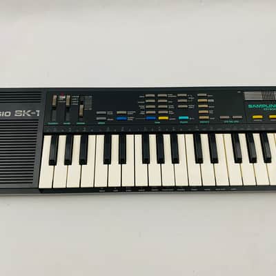 Casio SK-1 32-Key Sampling Keyboard 1986 Black image 2