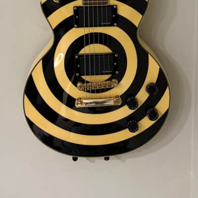 Epiphone Zakk Wylde Signature Les Paul Custom 2003 - 2019 - Antique Ivory with Bullseye