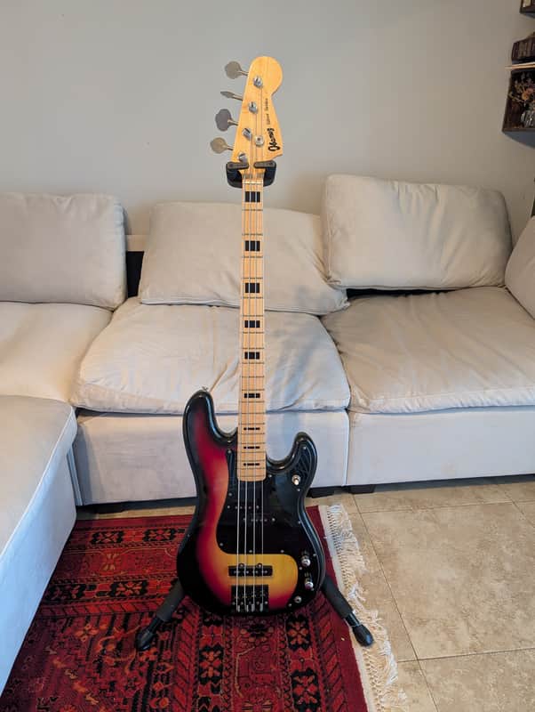 Ibanez Silver Series Hybrid P/J Bass 1977 - Sunburst