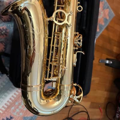 Apollo Alto Saxophone in gold lacquer with leather pads image 3