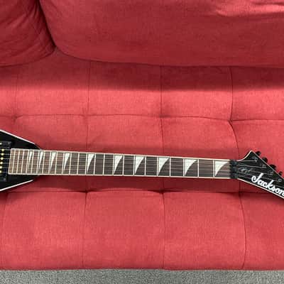 Jackson X Series Signature Phil Demmel Demmelition King V PDX-2 - 2015 - Black with Silver Bevels w/ Bare Knuckle Pickups and Bag image 3