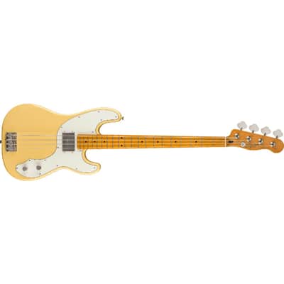 Squier Classic Vibe Telecaster Bass, Maple Fingerboard, Parchment Pickguard, Vintage White image 2
