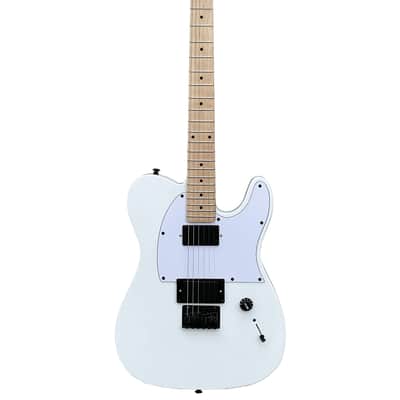 Dynacaster BT-1 Super Tele Humbuckers w/ Preamp Electric Guitar Olympic White image 2