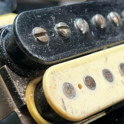 General Vintage Tone 1959 PAF Humbucker set Butyrate Zebra les Paul holy grail hand wound Dirty aged image 4