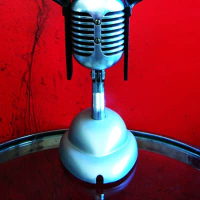 Vintage RARE 1940's / 50's Shure A772A microphone radio flag for 55 556 55A 55B 55C # 1 image 17