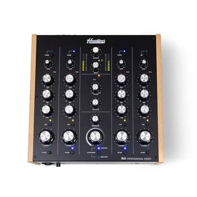 Headliner R4 4-Channel analog rotary DJ mixer with built-in Filter image 1
