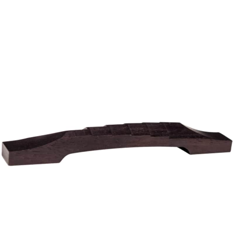 Golden Gate F-2922 Compensated Django Guitar Bridge - Ebony - Medium (19mm) image 1
