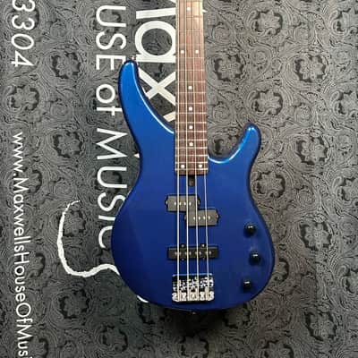 Yamaha TRBX174 DBM Electric Bass Guitar, 4-String, Dark Blue Metallic image 3