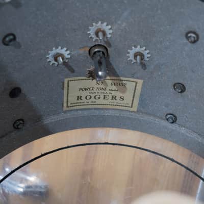 1960's Rogers Fullerton Era Powertone 3pc Kit - Butcher Block image 9