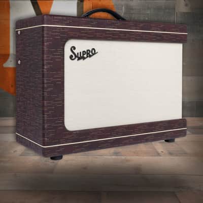 Supro Ambassador 2x10 - 35W/50W Combo - Burgundy Gold Scandia (1630RCBUR) | image 1