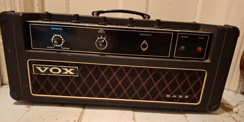 Vox Super Foundation Bass Amp 100 Watt 1967/68 Serial Number  SB 1315 and Speaker Cab image 1