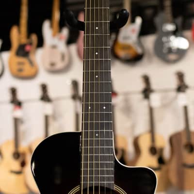Yamaha APXT2 3/4-Size Thin-Line Cutaway Acoustic/Electric Guitar - Old Violin Sunburst with Gig Bag image 4