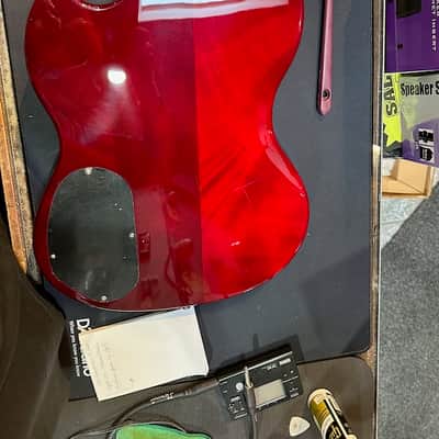 Guild Polara Deluxe Electric Guitar - Cherry Red image 9