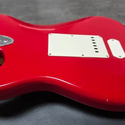 1977 Fender Stratocaster Dakota Red Kahler HSH American Vintage 70s 1970's DiMarzio USA Strat Custom Fiesta Red Guitar image 23