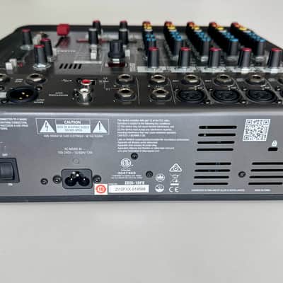 Allen & Heath ZEDi-10FX Compact 10-Input Hybrid Mixer/USB Interface with Effects 2016 - Present - Black image 4