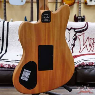 Fender American Acoustasonic Jazzmaster Ebony Fingerboard Arctic White image 11