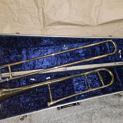 Bruno Tenor Trombone, w/ case and MP, spit-valve is detached (minor repair) image 8