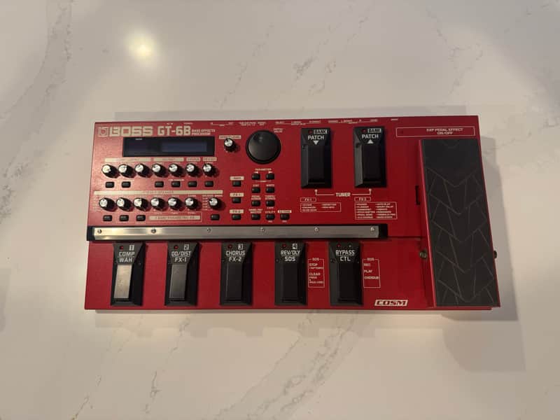 Boss GT- 6B Bass Effects Processor | Reverb
