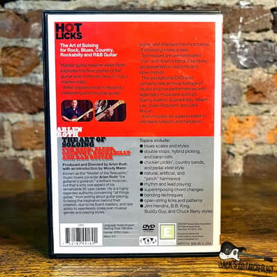 Arlen Roth "The Art of Soloing" DVD (2000s - Red) image 2