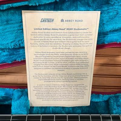 Gretsch Gretsch Limited Edition Abbey Road Studiomatic Electric Guitar - Classic Walnut Stain image 8