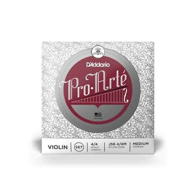 D'Addario Pro-Arte Violin String Set - 4/4 Scale, Medium Tension - J56 4/4M image 3