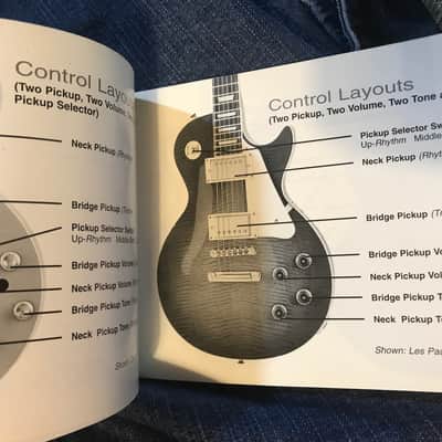 Epiphone Guitar Manual in Black & White 2003 image 7