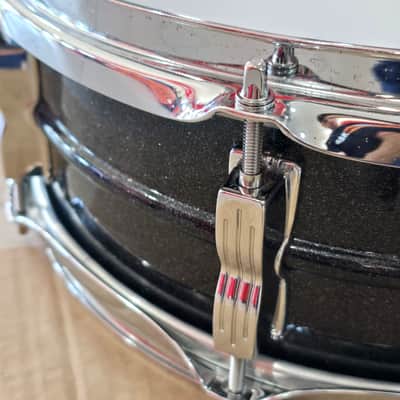 Ludwig Acrolite 14"x5" Black Galaxy Finish 1990s image 4