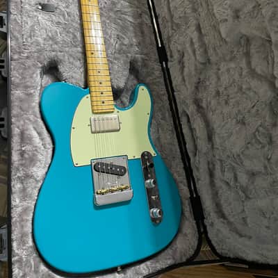 Fender American Professional II Telecaster with Fralin/Duncan Miami Blue image 2