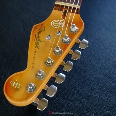 Fender Stratocaster Vintage White Made in USA Aged Relic image 14