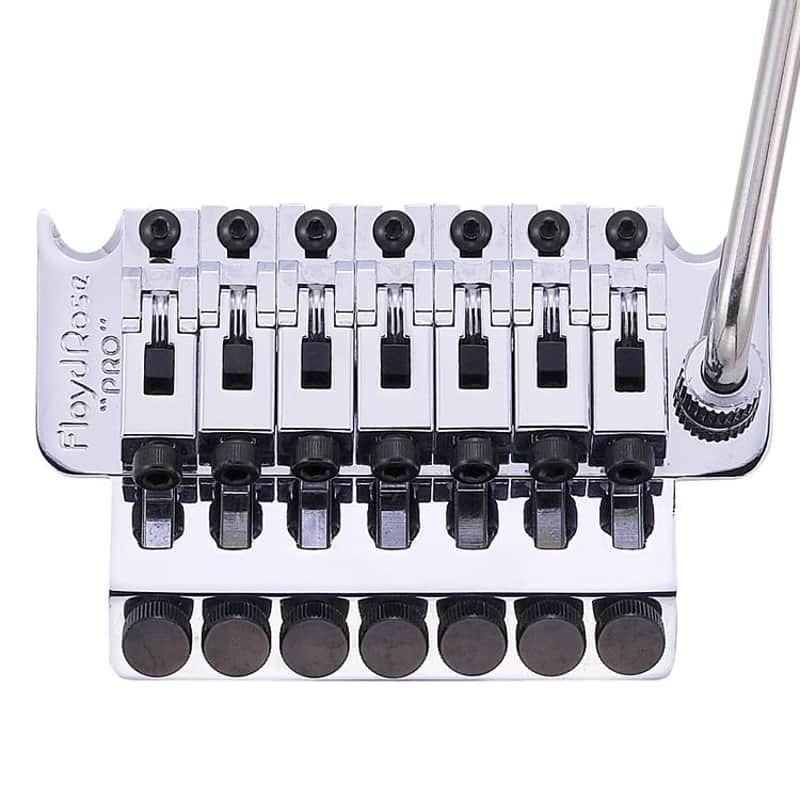 Genuine Official Floyd Rose 1000 Series Pro 7-String Tremolo, Chrome image 1