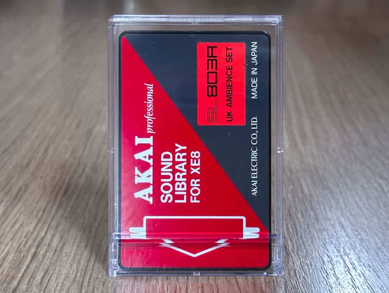 Akai XE8 // SL803R - UK Ambience Set // Sound Library Waveform ROM Data Memory Card image 1