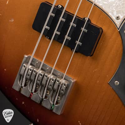 Novo Ivorus Bass Fretless - Mayan Burst #26122 image 13