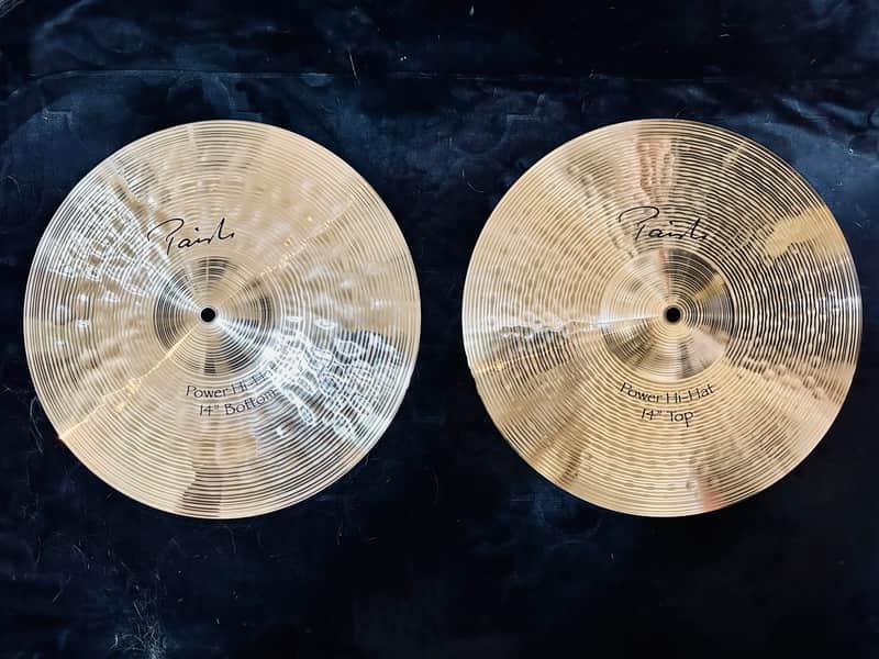 Paiste 14" Signature Power Hi-Hat Cymbals (Pair) 1989 - Present - Traditional image 1