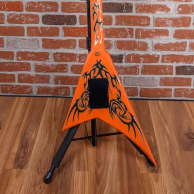 Jackson USA Custom Shop RR1 Rhoads Orange Tribal 2007 w/OHSC image 7