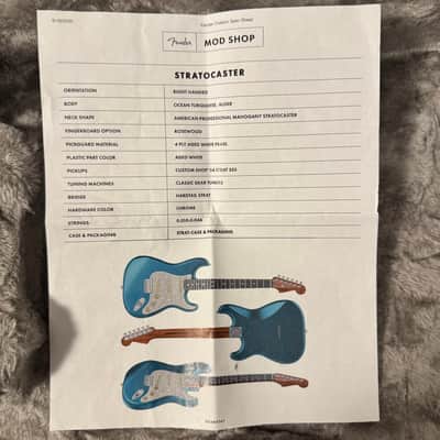 Fender Mod Shop Hardtail Stratocaster - 2020 w/ Channel Bound Neck & HSC image 22
