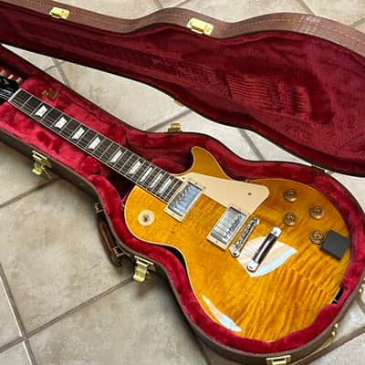 2026 Gibson USA Les Paul Standard '50s Figured Top Electric Guitar Honey Amber image 11