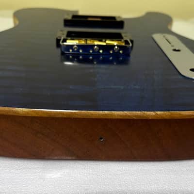 Custom Tele-Style Body 2021 - Blue sealed w\Tru Oil image 8