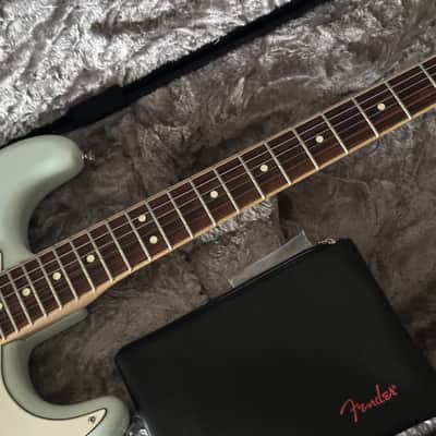 2014 Fender Limited Edition American Standard Stratocaster Channel Bound 2016 - Sonic Blue image 2