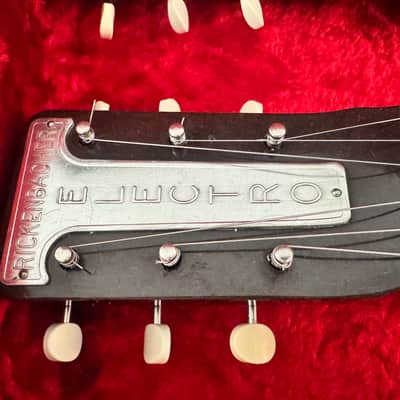 Rickenbacker Double Neck 6, T Logo 1950's - Copper color image 8