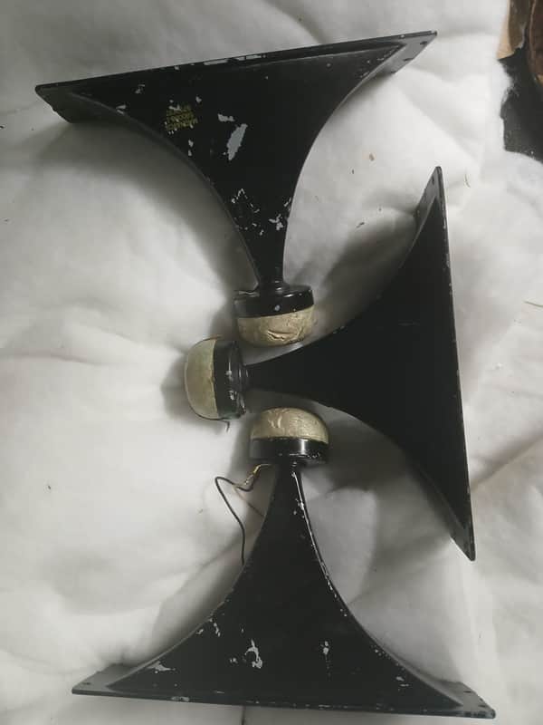 MIDRANGE HORNS ALNICO MAGNAVOX 4X10 MIDRANGE TWEETER THREE PIECES image 1